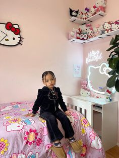 Delta Dawn, Hello Kitty Baby, Hello Kitty Rooms, Pretty Pregnant, Kitty Baby, Baby Fits, Children Fashion, Girl Things, Thrift Fashion