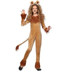 The Fun Costumes Girl's Fierce Lion CostumeIs she ready to roar? We know you have a lot of choices when it comes to kids animal costumes, but to truly rule the jungle, there's one choice that stands out above all others. The mighty lion! And you let your child transform herself into an fierce and fun lion with this comfortable kids lion suit costume. Developed in-house by our own talented team of artists and costume designers, we're sure you'll love its fit, style, and attention to detail!Produc Lion Cosplay, Animals Costume, 3 People Halloween Costumes, Dorothy Halloween Costume, 3 People Costumes, Toddler Costumes Girl, Dorothy Costume, Creepy Halloween Costumes, Fierce Lion