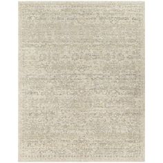 an area rug with white and beige colors