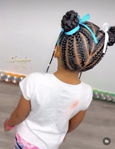 Kids Braids With Beads, Daughter Hairstyles, Toddler Braids, Cute Hairstyles For Kids, Kids Curly Hairstyles, Lil Girl Hairstyles, Kid Braid Styles, Toddler Hairstyles Girl