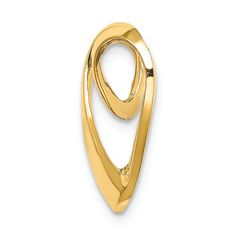 14k yellow gold polished heart chain slide pendant. Measures approximately 11/16"L x 5/8"W. Modern Yellow Gold Heart Pendant Jewelry, Yellow Gold Heart Necklace, Seahorse Pendant, Heart Chain, Gold Heart Necklace, Mini Heart, Gold Polish, Heart Design, Gold Material