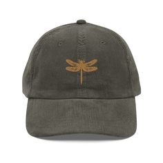 Step up your style with an embroidered old-school cap. It's crafted from 100% cotton corduroy that's soft to the touch and comfy to wear. It features an adjustable strap with a gold-colored buckle for a great fit and a visor to protect you from the sun and wind. Complete your look with this embroidered corduroy cap and rock a cool vibe all day long. * 100% cotton corduroy * Unstructured, 6-panel, low-profile * Cotton twill sweatband and taping * 6 embroidered eyelets * Adjustable strap with a go Adjustable Corduroy Trucker Hat With Flat Brim, Casual Corduroy Baseball Cap With Curved Bill, Casual Corduroy Snapback Baseball Cap, Adjustable Corduroy Snapback Cap, Adjustable Corduroy Snapback Hat, Adjustable Corduroy Flat Bill Hat, Adjustable Corduroy Snapback Hat With Curved Brim, Adjustable Flat Bill Corduroy Hat, Corduroy Baseball Cap With Embroidered Logo