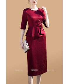 Buy elegant sheath mother of bride dress with half sleeves at wholesale price online. Free shipping and pro custom service since 2009. Mother Of The Bride 3/4 Sleeve Dress For Banquets, Fitted Half Sleeve Dress For Wedding Guest, Elegant 3/4 Sleeve Dress For Wedding Guest, 3/4 Sleeve Mother Of The Bride Dress For Party, Formal Mother Of The Bride Dress With 3/4 Sleeve, Elegant Half Sleeve Wedding Dress, Elegant Half Sleeve Dresses For Banquets, Mother Of Bride Dress, Mother Of Bride