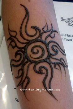 a tattoo design on the arm of a person