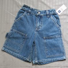 New Gapkids Shorts Size 3 Denim Blue Jeans 6 Pockets - 2 Front Leg Pockets, 2 Front Side Pockets & 2 Back Pockets Snap, Zipper Enclosure Elastic Waistband In The Back 100% Cotton Smoke Free, Pet Friendly Home. Please Ask Any Questions. School Denim Bottoms With Pockets, Denim Bottoms With Pockets For School, Medium Wash School Bottoms With Pockets, School Bottoms With Pockets In Denim Blue, Cotton Medium Wash Bottoms For School, Medium Wash Cotton Bottoms For School, School Denim Bottoms Medium Wash, School Denim Bottoms In Medium Wash, Medium Wash Denim Bottoms For School