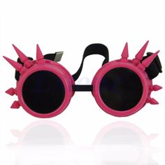 Vintage Victorian Gothic Cosplay Rivet Steampunk Goggles Glasses Welding Punk Goth Sunglasses, Gothic Cosplay, Kaleidoscope Glasses, Goggles Glasses, Copper And Pink, Steampunk Goggles, Punk Vintage, Gothic Steampunk, Claw Hair Clips