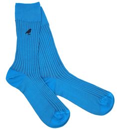 Perfect for the discerning gentleman who is looking for a snap of colour for his made-to-measure or casual wardrobe. Part of our Bespoke Filo di Scozia range these luxury Cotton Lisle socks are handcrafted for ultimate comfort and durability. Sartorially curated in Italy, our Bespoke Azure Blue socks will add definition to any outfit.  Made from luxury Cotton Lisle Fine-gauge dress socks 5X3 rib knit Hand-linked smooth seams for a premium quality finish Signature 2-inch no-slip cuffs for stay in Animal Print Party, Luxury Socks, Blue C, Blue Socks, Gifts For New Mums, Azure Blue, Dress Socks, August Birth Stone, Cotton Socks