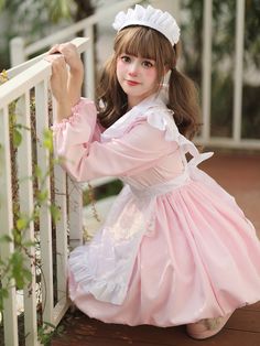 Women Cosplay Costume Maid Long Sleeve Dress
Size Chat： Women Cosplay, Pink Dresses, Winter Colors, Light Yellow, Wine Red, Light Red, Cosplay Costume, Light Purple, Cosplay Costumes