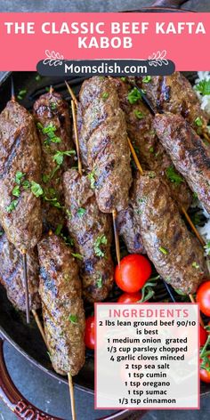 the classic beef kabob recipe with instructions