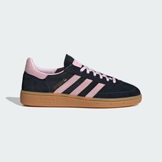 Adidas Handball Spezial Black And Pink Comes With Both Black And Pink Shoe Laces New, With Tag Excellent Condition Size 7.5 Spezial Shoes, Adidas Handball Spezial, Adidas Handball, Holiday Shoes, Adidas Shoes Women, Adidas Original, Adidas Spezial