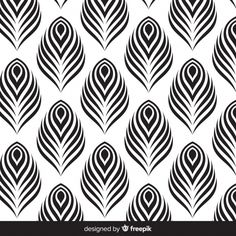 an abstract black and white pattern