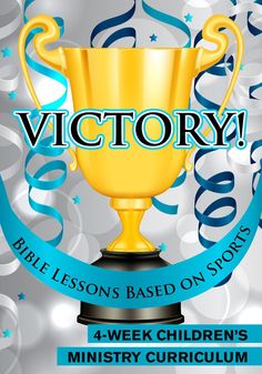 Victory - 4-Week Children's Ministry Curriculum Cathletics Vbs, Sports Vbs, Kids Bible Lesson, Childrens Ministry Deals, Childrens Ministry Curriculum, Bible Camp, Sunday School Games, Football Family, Elementary Curriculum