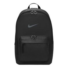 Nike Heritage Winterized Eugene Series Brand Logo Casual Solid Color Zipper Backpack Unisex Black / Smoke Grey DN3592-010 Brand Logo, Solid Color, Backpacks, Nike, Zipper, ? Logo, Grey, Quick Saves, Clothes