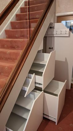 Under Stairs Storage Solutions Wolverhampton West Midlands Under Stairs Storage Solutions, Stair Nook, درج السلم, Cabinet Inspiration, Home Engineering