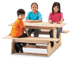 Jonti-Craft® Picnic Table Classroom Palette, Toddler Picnic Table, Bench And Table, Best Double Stroller, Indoor Picnic, Small Group Activities, Hillsdale Furniture, Outdoor Picnic Tables, Kids Bunk Beds