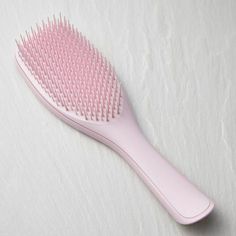 Preppy Hair Brush, Cute Hairbrush Aesthetic, Pink Hairbrush Aesthetic, Coquette Hairbrush, Pink Hairbrush, Detangling Comb, Hair Styling Tools, Salon Hair