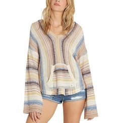 Beach Sweater, Baja Hoodie, Board Shop, Beach Attire, Girls Stripes, Knit Pullover, Trending Now, Billabong, Knitted Pullover