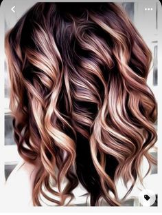 ￼ #HairFAV ￼ Brown Hair With Blonde Ends, Styles For Summer 2023, Ombre Hair Brunette, Summer 2023 Hair, Strawberry Highlights, Unusual Hair Colors, Blonde Ends, Fall Winter Hair Color, Best Hair Color