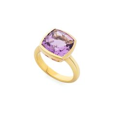 The glorious pink amethyst shines beautifully in this clean and simple setting and is a must-have in any woman’s jewellery collection. The understated design makes it a versatile addition to any look, especially when paired with the matching earrings or pendant. Gemstone Pink Amethyst Weight 6.80ct Material 9ct Yellow Gold Variants 9ct Yellow Gold with Semi-precious, Coloured Stones 9ct White Gold with Blue Topaz Hot Jewelry, Ring Sale, Single Stone, Pink Amethyst, Ring Size Guide, Jewellery Collection, Amethyst Ring, Conflict Free Diamonds, Matching Earrings