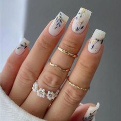 Super Cute And Stylish Ships In 5-10 Business Days Nails For Every Outfit, Baptism Nails, Unique Nail Designs Creative Beautiful, Nails With Blue Flowers, Amalfi Coast Nails, Vacation Nails Simple, Unique Nails Designs, Labor Day Nails, Engagement Nails Designs