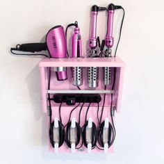 Hair Tool Holder, Tools Organization, Hair Tool Organizer, Alat Makeup, Valentine Diy, Hacks Beauty, Hair Tool, Organization Diy