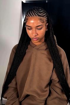 Cute Wispy Bangs, Cornrows Design, Simple Fulani Braids, Hair Cornrows, Braids Fulani, Hair Braid Designs, Cornrows Natural Hair, Braids Tutorial, Cornrows Braids For Black Women