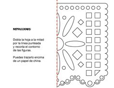 the instructions for how to make a table runner with an ornament pattern on it