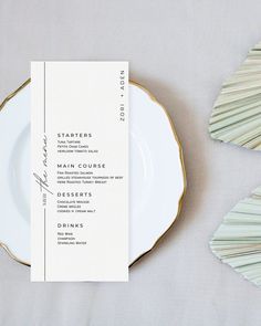 ALIVIA Minimalist Wedding Menu Template, Instant Download, Simple Menu Template, Modern Wedding Menu, Wedding, Wedding Decor M1 Wedding Menu Black And White, Menu For Wedding, Wedding Menu Design, Wedding Menus Design, Menu Table, Wedding Invitation Fonts, Minimalistic Wedding, Menu Wedding, Simple Menu