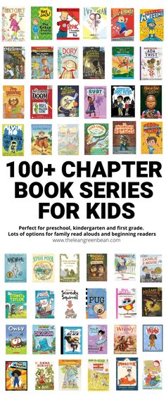 children's books with the title, 100 + character book series for kids