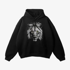 The Lion Oversized Fleece Graphic Hoodie – Starphase Graphic Print Hooded Fleece Sweater, Winter Cotton Fleece Crew Neck Hoodie, Graphic Print Hoodie Sweater For Winter, Winter Graphic Print Crew Neck Hoodie, Streetwear Hoodie Sweatshirt, Oversized Graphic Print Hoodie, Relaxed Fit Graphic Print Hooded Hoodie, Oversized Graphic Print Hoodie Sweater, Hooded Fleece Tops With Graphic Print