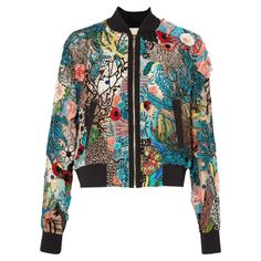 NWT Elie Saab 3D Floral Embellishment Bomber Jacket Designer size 50 - We recommend purchasing one size larger than your normal size - this design has a small fit. Please check measurements. Elie Saab's Bomber Jacket is a core layering piece in the designer's new venture into opulent outerwear. I's beautifully decorated with an array of glass bead and sequin 3D floral embellishments, and is punctuated with a black ribbed collar, cuffs and hemline for a sporty slant. Multi-color, Glass bead & seq Best Black Friday, Sequin Jacket, Flight Jacket, Jacket Design, Elie Saab, Sports Jacket, Mode Inspiration, Ponchos, Sequin