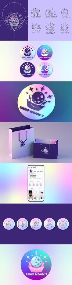 Questo Pin è stato scoperto da juliana franco :). Scopri (e salva) i tuoi Pin su Pinterest. Holographic Logo Design, Holographic Branding Design, Kpop Shop Logo, Kpop Shop Ideas, Holographic Branding, Korean Logo Design, Cosmic Logo, Flamingo Logo, Holographic Logo