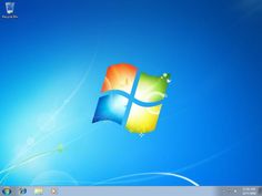 the windows 7 start screen is shown in this image