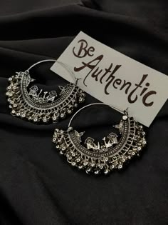 follow us on instagram Traditional Jewellery Aesthetic, Ocsodize Jewellery, Silver Jhumka Aesthetic, Silver Oxidised Earrings, Keep Smile, Trendy Silver Jewelry, Gold Jewelry Prom