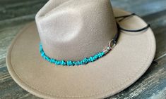 Turquoise Hatband Small Nugget Chip Silver Crystal Stone, Adjustable Kelsey II - Etsy Silver Crystal, Hat Band, Crystal Stone, Stones And Crystals, Cowboy Hats, Caps Hats, Accessories Hats, Cowboy, Bathing Beauties