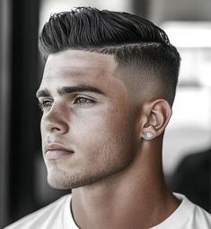 Edgy Part with High Fade. This stylish haircut for men is timeless, versatile and effortlessly attractive, making it a popular style suitable for any occasion, from the office to formal occasions like weddings.