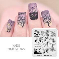 Solid Color Nails, Coconut Palm, Pattern Stamping, Nail Stamping Plates, Chinese Design, Stamping Nail Art, Stencil Template, Stamping Plates, Nail Stamping