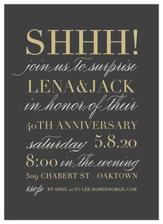 a black and gold foiled save the date card