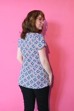 This gorgeous & versatile cotton tee features our darling fruit print in ALL 9 SIZES in your favorite tulip-sleeved tee silhouette! MADE IN USA Garment dyed, pre-shrunk. 100% cotton MEASUREMENTS (all measurements are approximate, lightweight cotton fabric does provide stretch) XS- chest measures approximately 30.5" and length is approximately 26" S- chest measures approximately 34" and length is approximately 26" M- chest measures approximately 36" and length is approximately 26.5" L- chest meas Retro V-neck T-shirt For Spring, Fitted Cotton T-shirt With All Over Print, Spring Short Sleeve Tops With All Over Print, Cotton V-neck Top With All Over Print, Retro V-neck Relaxed Fit Top, Fitted Summer Tops With Retro Print, Fitted Printed Graphic Tee, Fitted Printed Graphic Tee Shirt, Retro Fitted Top With All Over Print