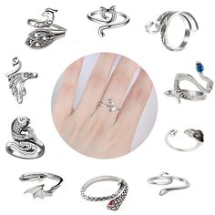 PRICES MAY VARY. [FASHIONABLE 10 PCS CROCHET RINGS] - These crochet tension rings in 10 different shapes, it’s fashion style to meet your diverse DIY crocheting needs or daily life. [QUALITY MATERIAL] - Made of quality alloy material with rhinestone decoration that won't fall off, these crochet ring for finger yarn guide are sturdy, solid, and resistant to corrosion and rust. These knitting loops can protect your fingers and make your knitting work faster. [EASY TO WAER AND TEAR OFF] - The open Crochet Blocking Board, Yarn Ring, Crochet Tension, Yarn Guide, Crochet Ring, Tension Ring, Crochet Rings, Snake Design, Knitting Wool