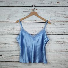 Nordstrom Brand In Bloom By Jonquil Lace Cami Pajama Top Adjustable Straps Size Extra Large 22" Pit To Pit Length 20.5" -24.5"(With Straps Let All The Way Out) 100% Polyester New Without Tags T#16 Blue V-neck Camisole For Loungewear, Lace Trim Cami Tops For Pajama Party, Blue Tops For Relaxation In Summer, Blue Sleeveless Sleep Tank Top, Blue Sleeveless Tank Top For Sleep, Blue Camisole Top For Night, Blue Spaghetti Strap Camisole For Pajama Party, Blue Sleeveless Camisole For Pajama Party, Blue Summer Camisole For Night Wear