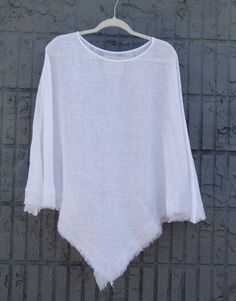 Sheer Poncho, one size Oversized Poncho Cape For Beach, Oversized Poncho Cape For The Beach, Oversized Poncho For Beach Cover-up, Oversized Long Sleeve Poncho For Beach Cover-up, Oversized Poncho For The Beach, Oversized Long Sleeve Poncho For Beach, Spring Lagenlook Poncho With Batwing Sleeves, Casual Beach Poncho Cape, Casual White Poncho Shawl