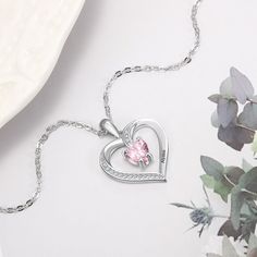 This Personalized Engraved Name Heart Pendant collection contains a sterling silver pendant of a heart with a heart-shaped zirconia center. This pendant comes with an 18-inch chain. Crafted in high-quality material, this stylish pendant necklace is made of sterling silver and heart-shaped studded stones. Nickel-free and lead-free this hypoallergenic jewelry are very skin-friendly even for susceptible skin. The plating is non-allergic and safe for all environments and skin conditions. Our jewelry Engraved Christmas Gifts, Special Gifts For Her, Mother Christmas Gifts, Jewelry Quotes, Sterling Necklaces, Mom Jewelry, Engraved Gifts, Engraved Necklace, Sterling Silver Heart