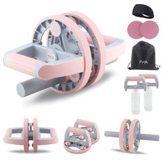 FYGL Portable Home Gym Equipment, 11-In-1 Multifunctional Workout Equipment for Women with Ab Roller, Push-Up Bar, Resistance Bands with Handles, Dumbbells, Exercise Equipment for Home Workouts Stretching Equipment, Agility Ladder Drills, Resistance Band Abs, Gym Items, Home Exercise Equipment, Resistance Bands With Handles, Push Up Handles, No Equipment Ab Workout