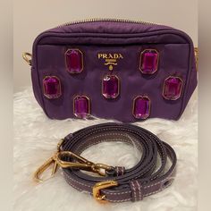 Open To Offers Authentic Pet & Smoke Free Home Purple Prada Handbag, Bags Prada, Prada Bags, Prada Bag, Color Purple, Limited Time, Prada, Bag Lady, Pet