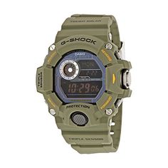 G-Shock Rangeman Master Of G Series Stylish Watch - Green / One Size >>> This is an Amazon Associate's Pin. Clicking on the VISIT button will lead you to find the item on Amazon website Barometric Pressure