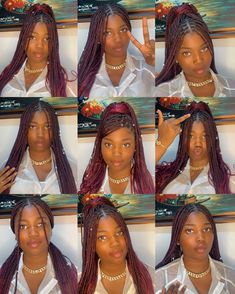 Cute Styles With Knotless Braids, Knotless Box Braids Packing Styles, How To Style Knotless Goddess Braids, How To Style Knotless Twist, Knotless Braids Different Styles, Ways To Styles Braids, Pack Braids Style, Ways To Styles Knotless Braids, Cute Hairstyles Knotless Braids