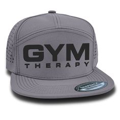 Gymish Gym Therapy Workout Hats for Men GYMISH-HAT-GREY Hat GYMISH LIFESTYLE Gray Flat Brim Trucker Hat For Sports, Functional Breathable Snapback Hat With Flat Bill, Functional Breathable Gray Hat, Breathable Functional Trucker Hat With Flat Bill, Functional Breathable Trucker Hat With Flat Bill, Breathable Functional Gym Hats, Breathable Gray Snapback Hat For Sports, Adjustable Snapback Training Hats, Adjustable Snapback Hats For Training