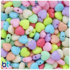 many different colors of plastic beads