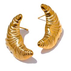 Croissant Earrings Gold & Silver | Mabel Love Co.